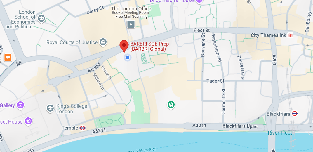 BARBRI Office Location Map 